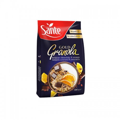 Sante Granola with chocolate